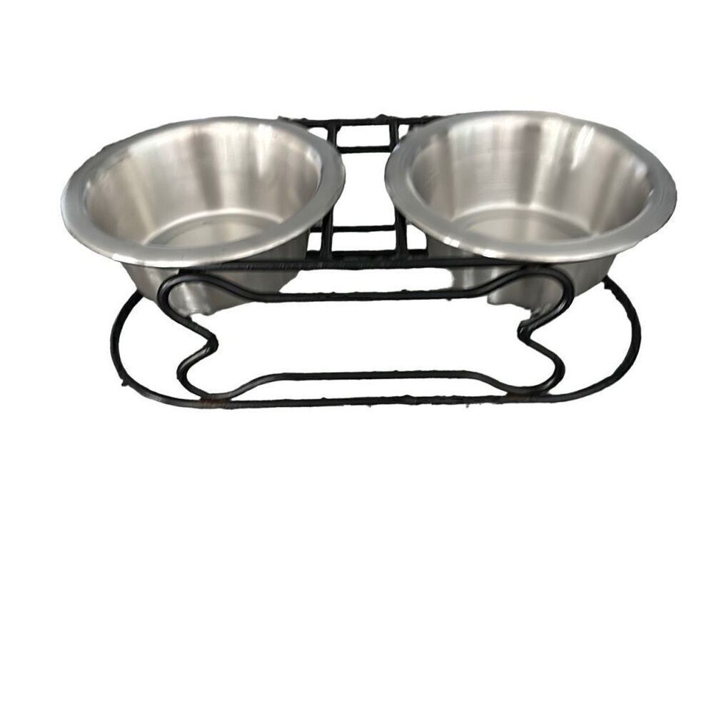Pet Raised Bowl Feeder and 2 Bowls​